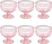 Vintage Glass Dessert Bowls Set of 