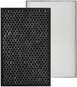 PUREBURG FXJ80UW Replacement True HEPA Filter Set Compatible with Sharp FZJ80HFU FZ-J80DFU Fits FXJ80UW Plasmacluster Air Purifier