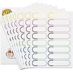 Baby Bottle Labels for Daycare, 128 PCS Waterproof Name Labels for Kids Stuff School Supplies, Self Laminating, Dishwasher Safe, Name Stickers for Sippy Cup, Plastic Water Bottle, Day Care Essentials