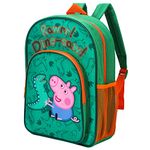 William Lamb Peppa Pig Kids Childrens Premium Backpack School Rucksack Travel Bag with side mesh pocket and front zipped pocket, Multicolour, 36.7cm (height), 26cm (width), 13cm (depth) (02934)