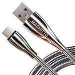 MAGNITTO USB Type C Cable, Metal Braided Cord, Fast Type-C Charger Premium Durable USB-A to USB-C Charging Cable for Samsung Galaxy S21 S20+ S10 S9 S8 Plus A51 Note 9 8 PS5 Controller LG Google Pixel