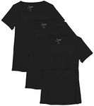 Sosolism 3pcs Maternity Nursing Tops Summer Casual Breastfeeding Tees, Black, M