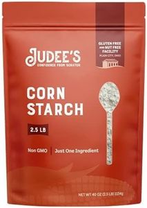 Judee’s Corn Starch 2.5 lb - 100% Non-GMO and Just One Ingredient - Gluten-Free and Nut-Free - Great Thickener for Sauces, Soups, and Gravies - Lighten Gluten Free Cake or Bread Texture