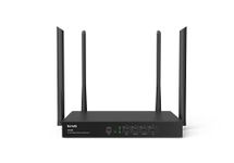 Tenda W18E Gigabit Wireless Hotspot Router Wi-FI Dual Band AC1200 Wireless, 4 Gigabit Ports, 4 x 4 x 5dBi Antennas, 2.4GHz/5GHz, 3 WAN/3 LAN Cable Connections, 50 Users Capacity