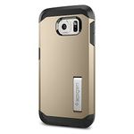 Spigen Tough Armor Galaxy S6 Case with Kickstand and Air Cushion Technology for Samsung Galaxy S6 2015 - Champagne Gold