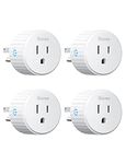 Govee Smart Plug, WiFi Plugs Work with Alexa & Google Assistant, Smart Outlet with Timer & Group Controller, WiFi Outlet for Home, No Hub Required, ETL & FCC Certified, WiFi Bluetooth Connect, 4 Pack