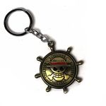 Daiyamondo Anime Silver Rotating Spinning Metal Keychain |Anime Key ring| Perfect Keychain For Anime Lover | Key ring for car Bikes | keychain for boys (Golden Rotating)