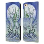 Head Case Designs Officially Licensed Amy Brown Midnight Fairy Elemental Fairies Leather Book Wallet Case Cover Compatible With Apple iPhone 6 / iPhone 6s