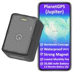 PlanetGPS (Jupiter) - Magnetic Waterproof GPS Tracker for Car Vehicle w/Worldwide Coverage (2 to 6 Months Battery) - Subscription Required (Starting $6.80 CAD/Month)