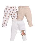 BABY GO Comfortable Set of 3 Pyjamas for Babies (0-3M, BEIGE1)