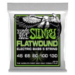 Ernie Ball Slinky Flatwound Bass Strings Gauges .045, .065, .080, .100 .130
