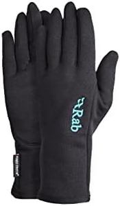 Rab Women's Power Stretch Pro Gloves, Black, M