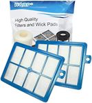 HQRP 2-Pack Hepa Filter compatible 