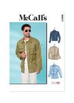 McCall's Men's Collared Jacket Sewing Pattern Kit, Design Code M8371, Sizes 34-36-38-40-42
