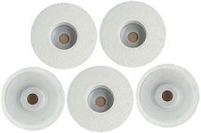 Vmitejoe 5Pcs Wool Felt Polishing Wheel Disc Set for 125mm Angle Grinder, Felt Polishing Pads