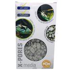 Foodie Puppies Aquatic Remedies Natural Filter Media for Marine and Fresh Water Aquariums with Free Key Ring, 800ml (X-Pores, Pack of 1)