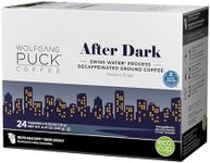 Wolfgang Puck Coffee Single Serve Capsules, After Dark Decaf, Medium Roast, Compatible with Keurig K-Cup Brewers, 24 Count