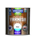 Johnstone's Woodcare Indoor Wood Varnish - Clear 250ml