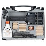 wolfcraft Universal Dowelmaster Set I 4645000 I The Complete Starter Set for All Standard Wood Dowel Joints