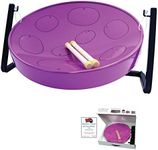 Panyard JJ Jumbie Jam Steel Drum Kit, Metal Table Top Stand, Purple Pan (G), Made in USA (W1087)