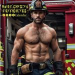 Hairy Chested FireFighters 2024 Cal