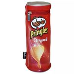 Helix Pringles Pencil Case (Assorted Colours), 23 x 7.5 x 7.5cm