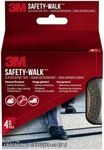 3M Safety-Walk Slip Resistant Tape, 4 in x 15 ft, Anti Slip Tape, Adhere Without Wrinkling, Curling, Tearing, Shrinking or Lifting, Self-Adhesive Backing For Quick & Easy Application (610B-R4X180)