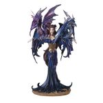 StealStreet SS-G-91276 Fairy Collection Pixie with Dragon Fantasy Figurine Figure Decoration