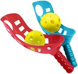 ArtCreativity Sports Scoop Ball Game, Scoop and Toss Game, Includes 2 Scoops & 2 Balls, Outdoor Lawn Game for Girls/Boys/Kids and Adults, Yard, Beach, Picnic, and Camping Tossing Game for Fun Outside