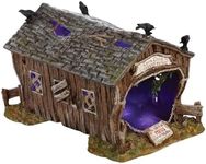 Department 56 Crow Creek Covered Bridge, Metal, Polyresin, Plastic, Dried Moss, Dolomite, LED, Multi Color, 20 x 14 x 12 cm