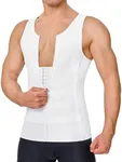 TAILONG Men Compression Shirt for Body Slimming Tank Top Shaper Tight Undershirt Tummy Control Girdle