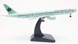 20Cm Air Canada Boeing 777 Airplane Model Plane Model Alloy Metal Diecast Aircraft Model Toy Plane Gift, Silver