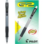 Pilot G2 Mechanical Pencils, 0.7mm HB Lead, Black/Clear Barrels, 12-Count (51015)