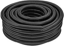 SPARES2GO Flexible Corrugated Water Butt Extension Overflow Connector Hose Pipe (25mm, 5M)