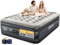 OhGeni Queen Air Mattress with Buil