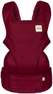 Baby Tula Explore Carriers - Breathable Baby Carrier Newborn to Toddler - Adjustable Toddler Carrier - Multiple Ergonomic Positions Front and Back - Ergonomic Fit for 7-45 lb - Hemp, Merlot