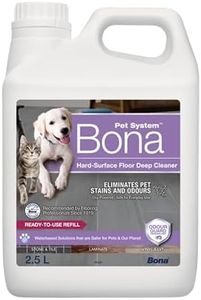 Bona Pet Hard Floor Deep Cleaning Refill Can (2.5 Litre) (88 oz) Cleaning Pet Paw Marks, Urine Stains, Dirt, Neutralizes Smell from Stone, Tile, Marble, Granite Surfaces | Dogs, Cats, Puppies
