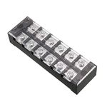 Sourcingmap Dual Rows 6 Positions 600V 45A Wire Barrier Block Terminal Strip TB-4506L