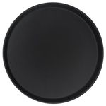 Argon Tableware Round Non-Slip Serving Tray - 45.5cm - Black