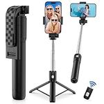 colorlizard Phone Tripod Selfie Stick Tripod for iphone,Bluetooth Remote Selfie Stick Compatible with iPhone, GoPro, Samsung, Android