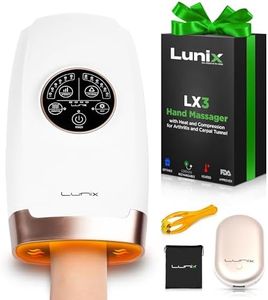 Lunix LX3 Hand Massager Machine, FSA HSA Eligible, Hand Massager with Heat and Compression, Shiatsu Hand Massager for Arthritis and Carpal Tunnel, Pain Relief