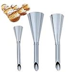 3 Pcs Silver Stainless Steel Cream 