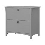 Bush Furniture Salinas 2 Drawer Lateral File Cabinet in Cape Cod Gray | Home Office Storage for Letter, Legal, and A4-Size Documents