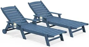 SERWALL Patio Chaise Lounge Chair S