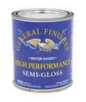 General Finishes High Performance polyurethane top coat - CLEAR SEMI GLOSS 473ml
