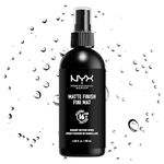 NYX Professional Makeup Setting Spray, Long Lasting Formula, Finishing Spray, Vegan Formula, Matte Finish, Maxi Size, Sets Both Liquid & Powder Foundation, 180 ml