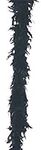 Be Wicked Boa Feather 40 Gram Black