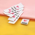 50 Pcs Custom Sewing label,custom printed fabric labels,Custom clothing labels,personalized sewing labels for clothing,name tags for clothes (20 X 50mm)