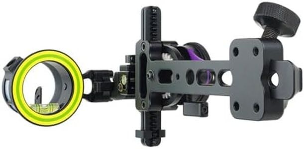Spot Hogg Fast Eddie XL | Single Pin Bow Sight | Right/Left Handed | Pin Size .01/.019 | Made in The USA (Right Handed, .019 Pin Diameter)