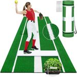 LotFun Softball Pitching Mat 10 x 3